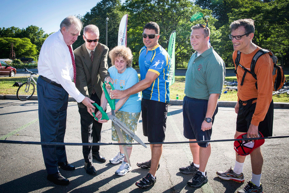 park-and-pedal-ribbon-cutting
