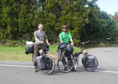 2 Montague Mountain bikes ready for touring