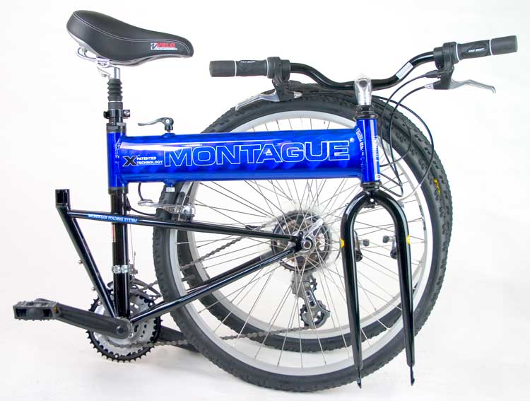 2006 CX Comfort Folding Bike Folded