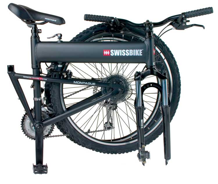 Swissbike LX Folding Bike Folded