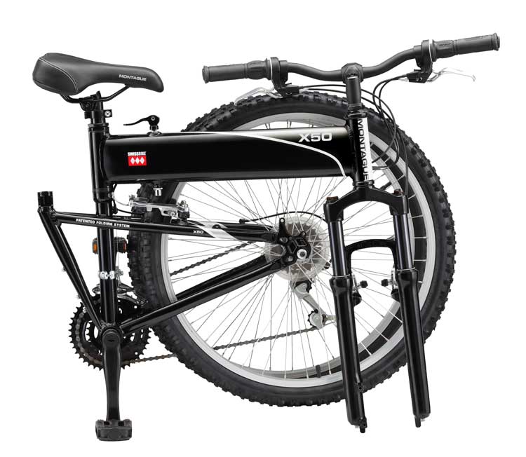 2010 Swissbike X50 Folding Bike Folded
