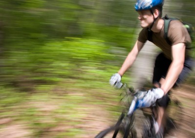 Montague X90 Folding mountain bike riding woods