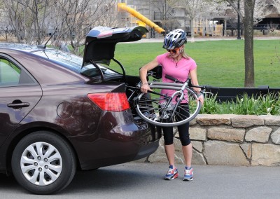 2015 Montague Crosstown folded for car trunk