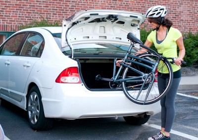 Montague Boston 8 folded for car trunk