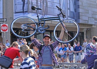 2015 Montague FIT folding bike lift