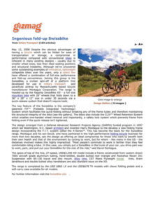 Gizmag Montague Bikes Feature