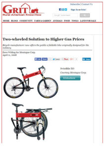 Grit Magazine Montague Feature