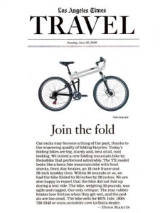 Los Angeles Times Montague Bikes Feature