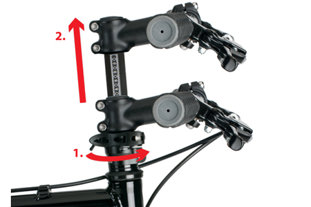 Montague Octagon stem lifting