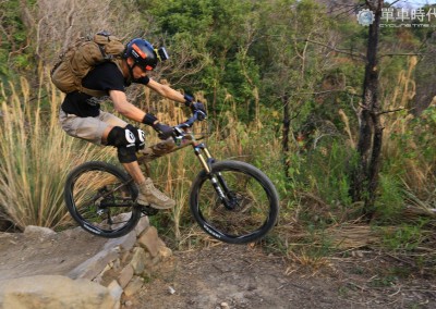 Ryan Wang Taiwan Army ROC on Montague Folding Bike