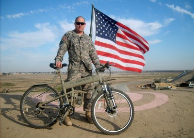 2015 Montague Paratrooper folding bike with the army