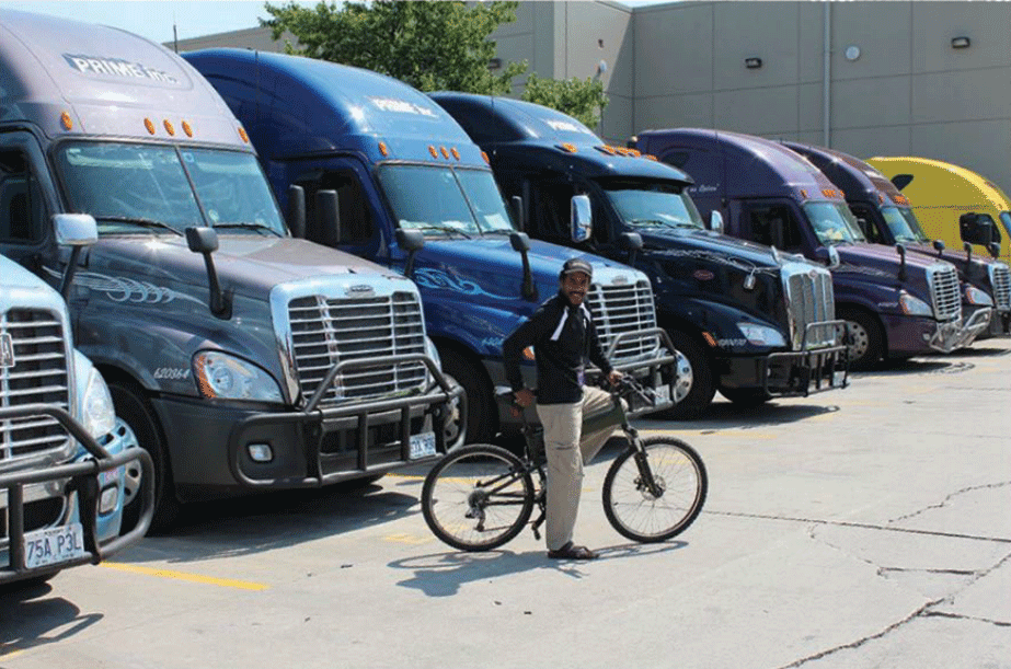 Folding Bikes and Long Haul Truckers